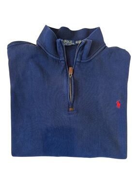 Polo by Ralph Lauren Navy Quarter-Zip Pullover Men’s size 3XLT